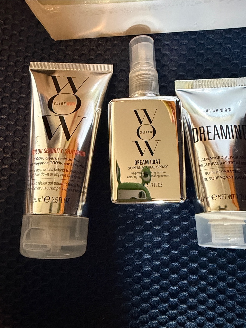 Color Wow set Dream Coat Supernatural Spray - color security shampoo & Dreaming